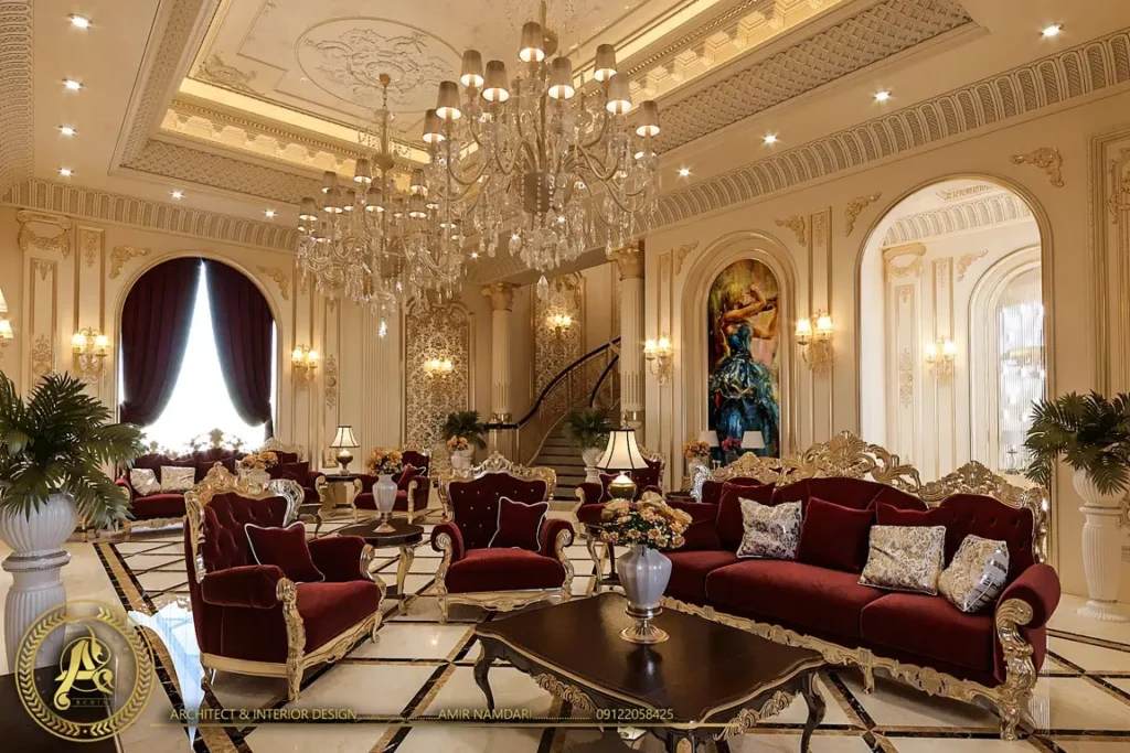 مبل سلطنتی در دکوراسیون کلاسیک